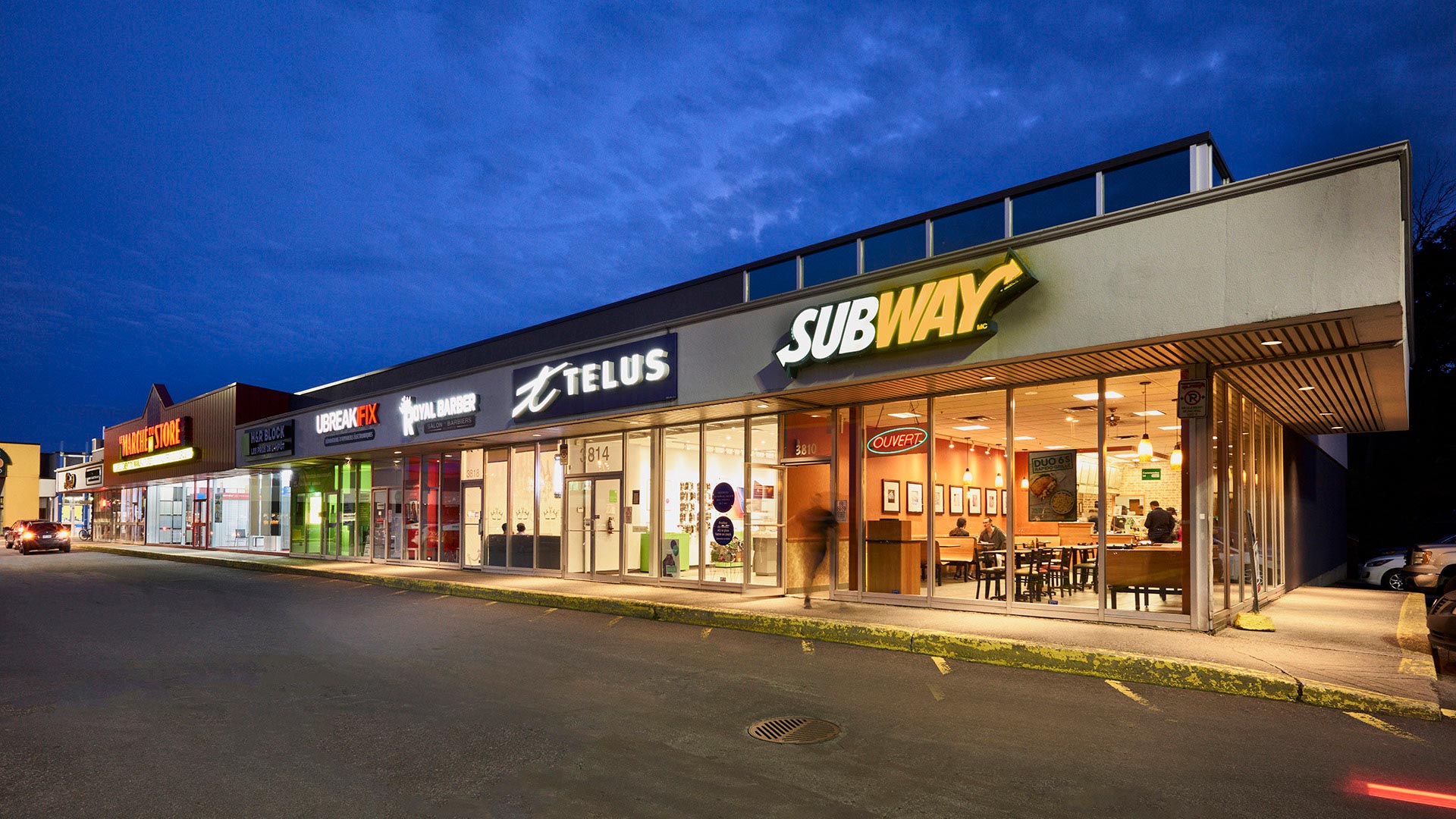 Subway Telus Galeries Taschereau
